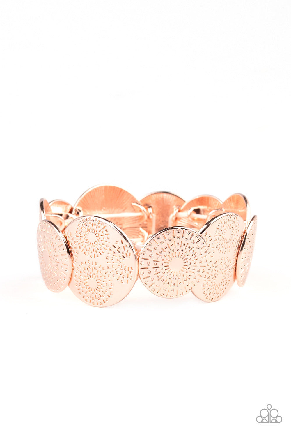 Paparazzi Bracelets Pleasantly Posy - Rose Gold