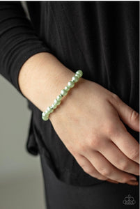 Paparazzi Bracelets Power and Pearls Green