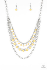 Paparazzi Necklaces Ground Forces - Yellow