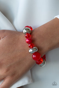 Paparazzi Bracelets Ice Ice-Breaker - Red