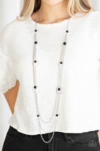 paparazzi necklace Paparazzi Collectively Carefree - Black