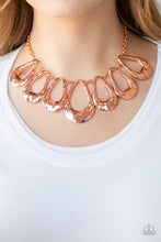 Load image into Gallery viewer, Paparazzi Necklaces Teardrop Envy - Copper
