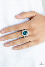 Load image into Gallery viewer, Paparazzi Rings Hollywood Heirloom - Blue
