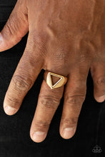 Load image into Gallery viewer, Paparazzi Rings Trident - Gold Mens
