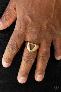 Paparazzi Rings Trident - Gold Mens