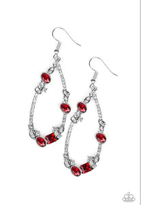 Paparazzi  Earrings Quite The Collection - Red