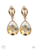 Load image into Gallery viewer, Paparazzi Earrings Aim For the Megastars Gold

