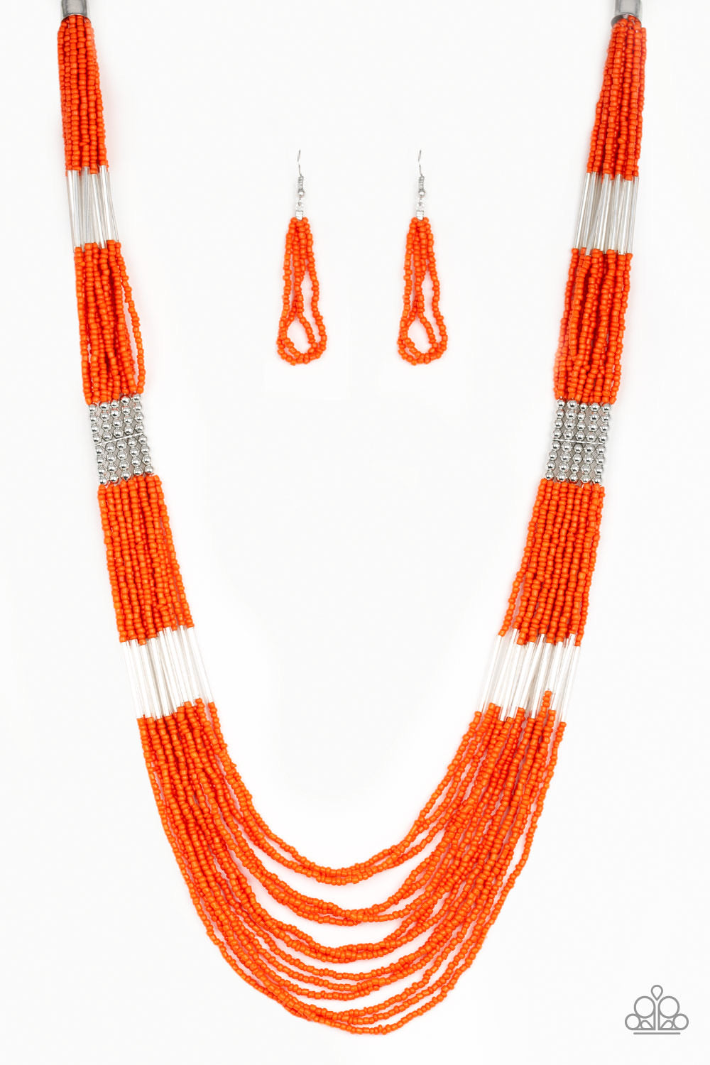 Paparazzi Necklaces Let It BEAD - Orange