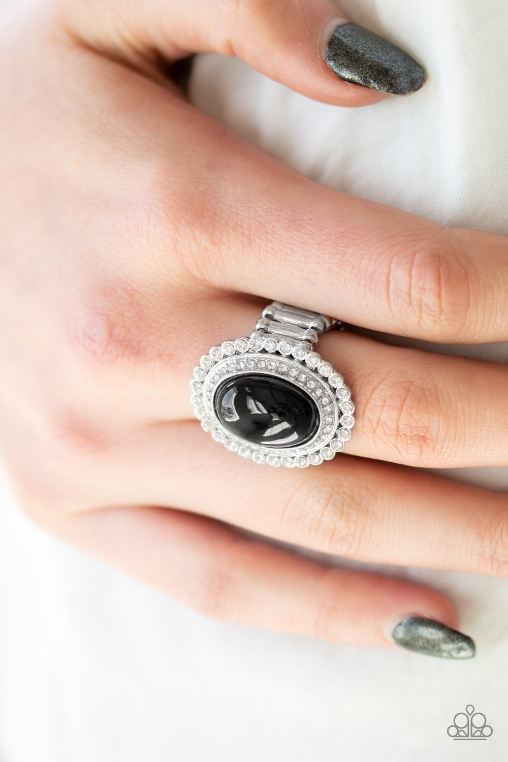 Paparazzi Rings Opulently Olympian - Black