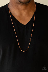 Paparazzi Necklaces Covert Operation - Copper  Mens