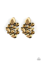 Load image into Gallery viewer, Paparazzi Earrings Galaxy Glimmer - Brass
