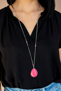 Paparazzi Necklaces Desert Meadow - Pink