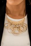 Paparazzi Necklaces Metro Eclipse Gold