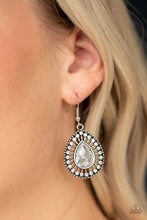 Load image into Gallery viewer, Paparazzi Earrings Limo Service - White
