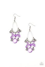 Load image into Gallery viewer, Paparazzi Earrings Summer Catch - Purple
