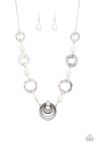 Paparazzi Necklaces Zen Trend - White