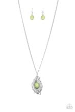 Load image into Gallery viewer, paparazzi necklace Flight Path - green
