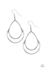 Load image into Gallery viewer, Paparazzi Earrings Simple Glisten - Silver
