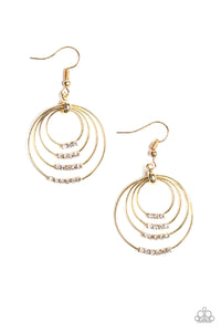 Paparazzi Earrings Sparkle Spectrum - Gold