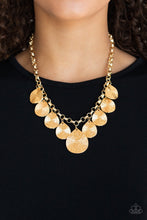 Load image into Gallery viewer, Paparazzi Necklaces Texture Storm - Gold
