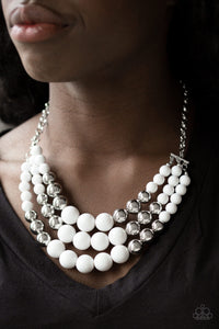 Paparazzi Necklaces Dream Pop White