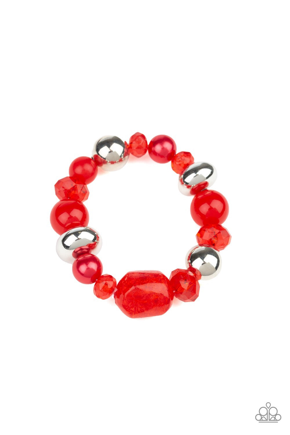 Paparazzi Bracelets Ice Ice-Breaker - Red