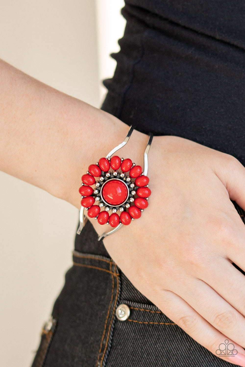 Paparazzi Bracelets Posy Pop - Red