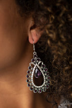 Load image into Gallery viewer, Paparazzi Earrings All About Business - Purple
