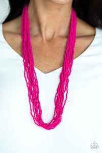 Paparazzi Necklaces Congo Colada - Pink