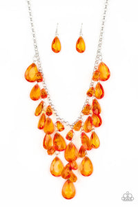 Paparazzi Necklaces Irresistible Iridescence - Orange