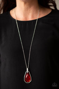 Paparazzi Necklaces Maven Magic - Red