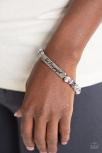 Paparazzi Bracelets Be Prayerful - Black