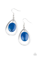 Load image into Gallery viewer, Paparazzi Earrings Seasonal Simplicity - Blue
