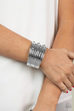 Load image into Gallery viewer, Mechanical Motif - Silver Bracelet

