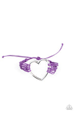 Load image into Gallery viewer, Paparazzi Bracelets Playing With My HEARTSTRINGS - Purple
