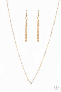 Paparazzi Necklaces Heartbeat Bling - Gold