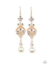 Load image into Gallery viewer, Paparazzi Earrings Elegantly Extravagant Gold
