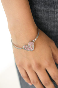 Paparazzi Bracelets Heart-Stopping Shimmer - Pink