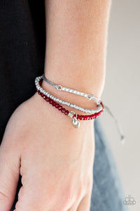 Paparazzi Bracelets Reckless Romance - Red