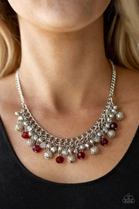 Paparazzi Necklaces Party Spree - Red