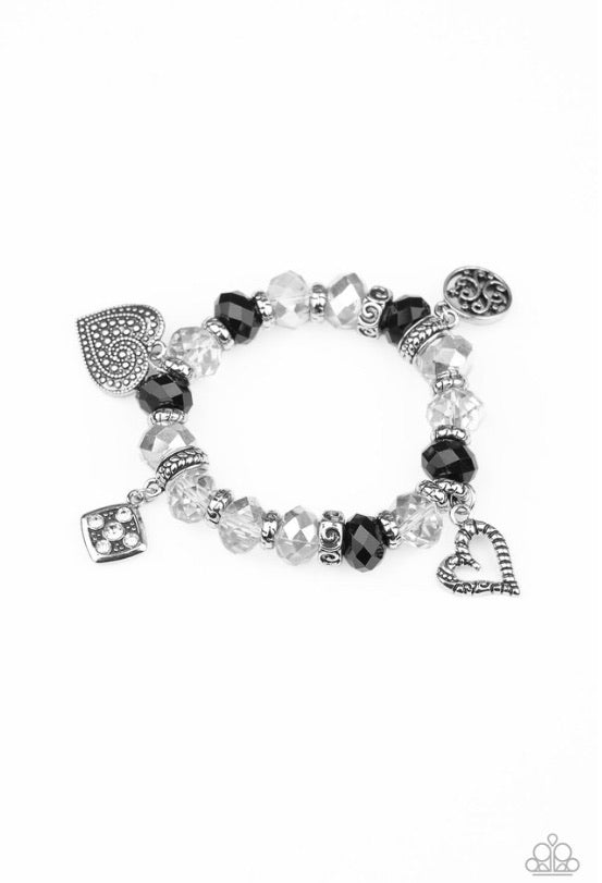 Paparazzi Bracelets Fabulously Flirty - Black