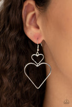 Load image into Gallery viewer, Paparazzi Earrings Heartbeat Harmony - Silver
