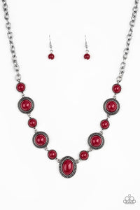 Paparazzi Necklaces Voyager Vibes - Red