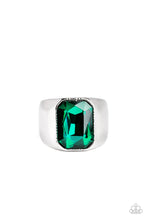 Load image into Gallery viewer, Paparazzi Rings Scholar - Green Mens
