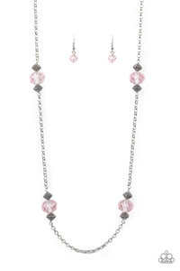 Paparazzi Necklaces Season of Sparkle - Pink