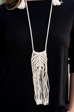 Load image into Gallery viewer, Paparazzi Necklaces Macrame Mantra - White  i
