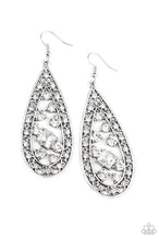 Load image into Gallery viewer, Paparazzi Earrings Drop Dead Dazzle White

