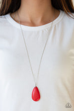 Load image into Gallery viewer, Paparazzi Necklaces Stone River - Red
