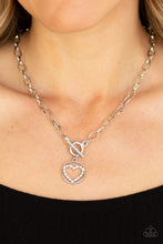 Load image into Gallery viewer, Paparazzi Necklaces With My Whole Heart - White
