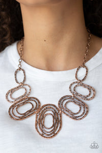 Paparazzi Necklaces Empress Impressions - Copper